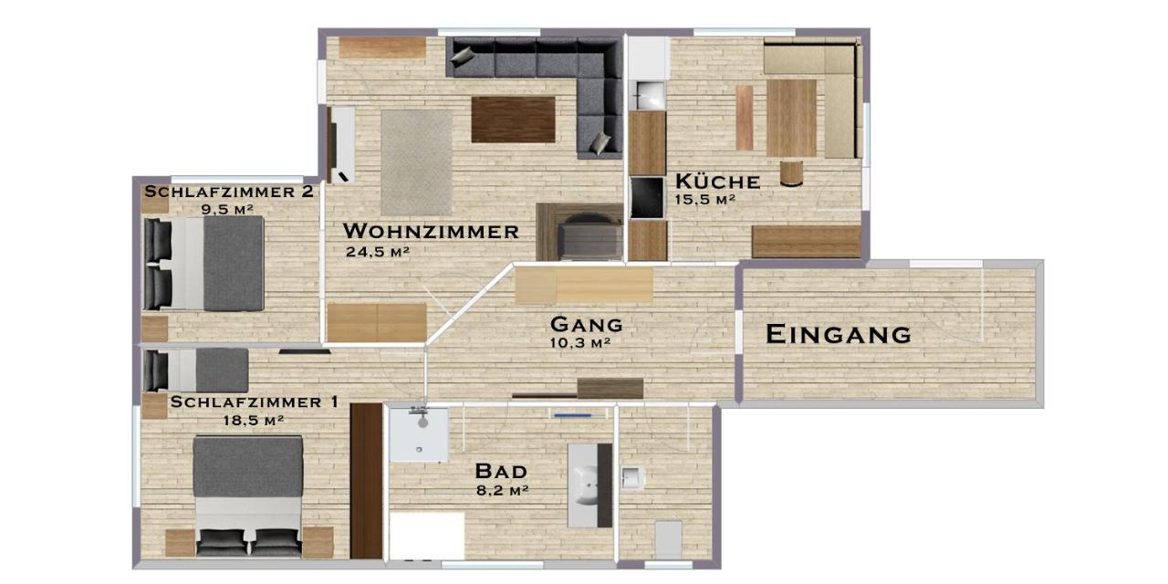 Alp Chalet Appartement Kappl  Buitenkant foto